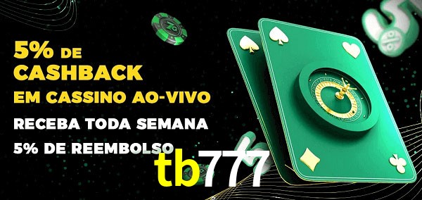 Promoções do cassino ao Vivo tb777